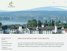 Tablet Screenshot of kloster-hegne.de